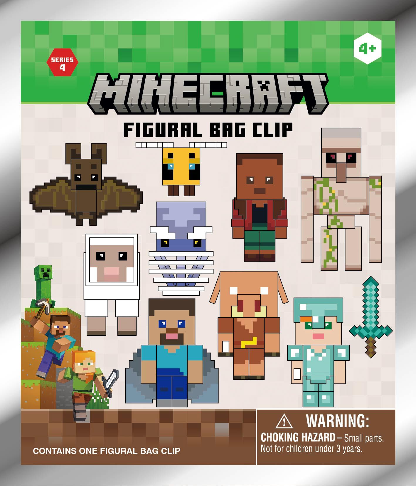 Amazon.co.jp: Minecraft、シリーズ4 – 5インチ コレクターバッグ